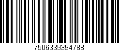 Código de barras (EAN, GTIN, SKU, ISBN): '7506339394788'