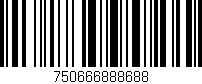 Código de barras (EAN, GTIN, SKU, ISBN): '750666888688'