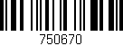 Código de barras (EAN, GTIN, SKU, ISBN): '750670'