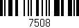 Código de barras (EAN, GTIN, SKU, ISBN): '7508'