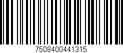 Código de barras (EAN, GTIN, SKU, ISBN): '7508400441315'