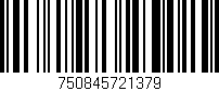 Código de barras (EAN, GTIN, SKU, ISBN): '750845721379'