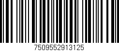 Código de barras (EAN, GTIN, SKU, ISBN): '7509552913125'