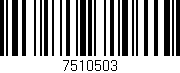 Código de barras (EAN, GTIN, SKU, ISBN): '7510503'