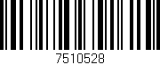 Código de barras (EAN, GTIN, SKU, ISBN): '7510528'