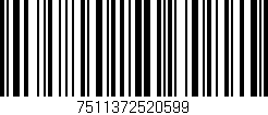 Código de barras (EAN, GTIN, SKU, ISBN): '7511372520599'