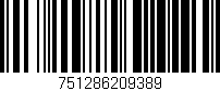 Código de barras (EAN, GTIN, SKU, ISBN): '751286209389'