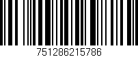 Código de barras (EAN, GTIN, SKU, ISBN): '751286215786'