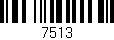 Código de barras (EAN, GTIN, SKU, ISBN): '7513'