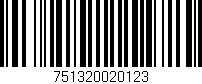 Código de barras (EAN, GTIN, SKU, ISBN): '751320020123'