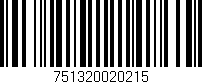 Código de barras (EAN, GTIN, SKU, ISBN): '751320020215'