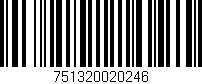 Código de barras (EAN, GTIN, SKU, ISBN): '751320020246'