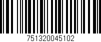 Código de barras (EAN, GTIN, SKU, ISBN): '751320045102'
