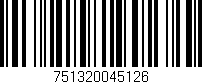 Código de barras (EAN, GTIN, SKU, ISBN): '751320045126'
