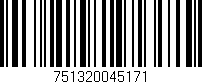 Código de barras (EAN, GTIN, SKU, ISBN): '751320045171'