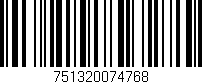 Código de barras (EAN, GTIN, SKU, ISBN): '751320074768'