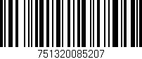 Código de barras (EAN, GTIN, SKU, ISBN): '751320085207'