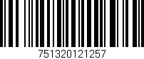 Código de barras (EAN, GTIN, SKU, ISBN): '751320121257'