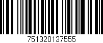Código de barras (EAN, GTIN, SKU, ISBN): '751320137555'