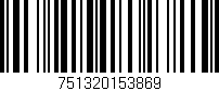 Código de barras (EAN, GTIN, SKU, ISBN): '751320153869'