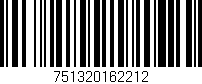Código de barras (EAN, GTIN, SKU, ISBN): '751320162212'