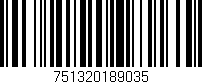 Código de barras (EAN, GTIN, SKU, ISBN): '751320189035'