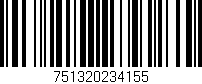 Código de barras (EAN, GTIN, SKU, ISBN): '751320234155'