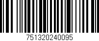 Código de barras (EAN, GTIN, SKU, ISBN): '751320240095'