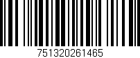 Código de barras (EAN, GTIN, SKU, ISBN): '751320261465'