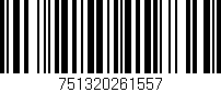Código de barras (EAN, GTIN, SKU, ISBN): '751320261557'