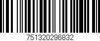 Código de barras (EAN, GTIN, SKU, ISBN): '751320296832'