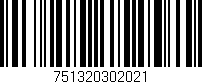 Código de barras (EAN, GTIN, SKU, ISBN): '751320302021'