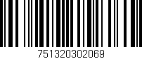 Código de barras (EAN, GTIN, SKU, ISBN): '751320302069'