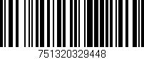 Código de barras (EAN, GTIN, SKU, ISBN): '751320329448'