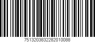 Código de barras (EAN, GTIN, SKU, ISBN): '7513203832282010088'