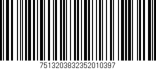 Código de barras (EAN, GTIN, SKU, ISBN): '7513203832352010397'