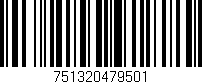 Código de barras (EAN, GTIN, SKU, ISBN): '751320479501'
