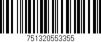 Código de barras (EAN, GTIN, SKU, ISBN): '751320553355'