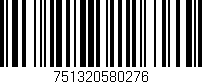 Código de barras (EAN, GTIN, SKU, ISBN): '751320580276'