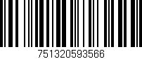 Código de barras (EAN, GTIN, SKU, ISBN): '751320593566'