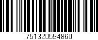 Código de barras (EAN, GTIN, SKU, ISBN): '751320594860'
