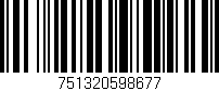 Código de barras (EAN, GTIN, SKU, ISBN): '751320598677'
