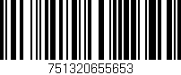 Código de barras (EAN, GTIN, SKU, ISBN): '751320655653'
