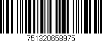 Código de barras (EAN, GTIN, SKU, ISBN): '751320658975'