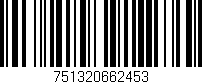 Código de barras (EAN, GTIN, SKU, ISBN): '751320662453'