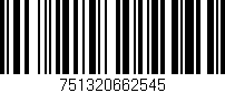 Código de barras (EAN, GTIN, SKU, ISBN): '751320662545'