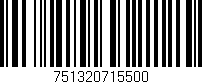 Código de barras (EAN, GTIN, SKU, ISBN): '751320715500'