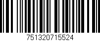 Código de barras (EAN, GTIN, SKU, ISBN): '751320715524'