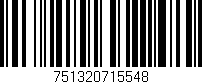 Código de barras (EAN, GTIN, SKU, ISBN): '751320715548'