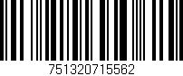 Código de barras (EAN, GTIN, SKU, ISBN): '751320715562'